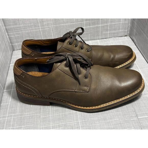 Dockers Men’s Brown Lace Up Oxford Shoes Size 13W Casual Comfort - Picture 2 of 6